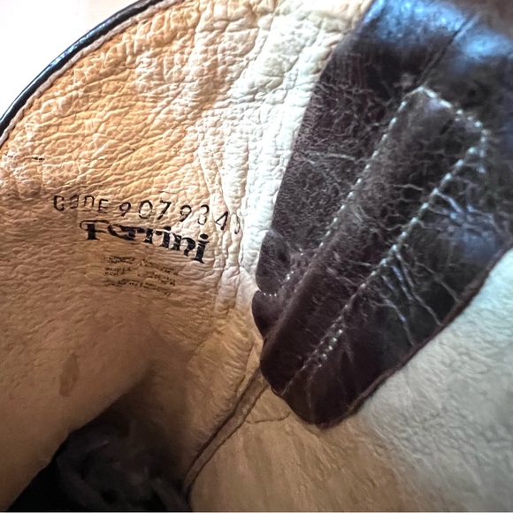 FERRINI Cowboy Boot Brown Leather Square Toe  Boot Men’s Size 8.5 D Women’s 10.5 main image 7